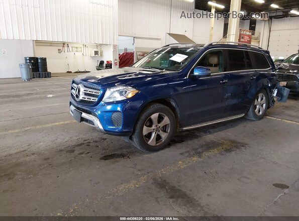 4JGDF6EE2KB238300 2019 MERCEDES-BENZ GLS 450 Blue Vista tres cuartos delantera izquierda