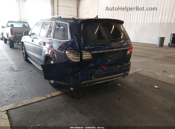 4JGDF6EE2KB238300 2019 MERCEDES-BENZ GLS 450 Blue Trasero izquierdo