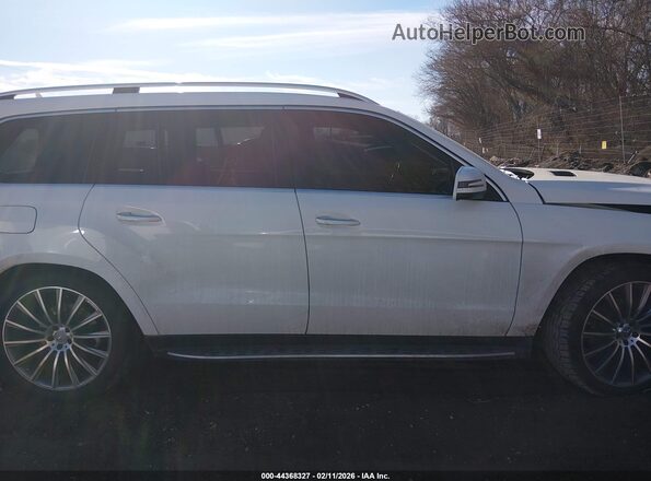 4JGDF6EE4HA848553 2017 MERCEDES-BENZ GLS 450 White Widok zestawu wskaźników