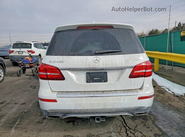 4JGDF6EE4JB175389 2018 MERCEDES-BENZ GLS White Հետևի տեսք