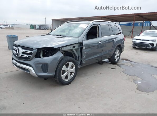 4JGDF6EE4KB241182 2019 MERCEDES-BENZ GLS 450 Gray Przód lewy