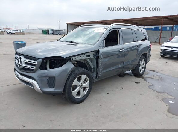 4JGDF6EE4KB241182 2019 MERCEDES-BENZ GLS 450 Gray Widok z przodu