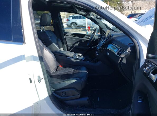 4JGDF6EE5KB231681 2019 MERCEDES-BENZ GLS 450 White Вид салону спереду