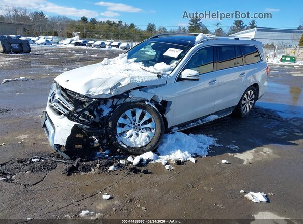4JGDF6EE5KB231681 2019 MERCEDES-BENZ GLS 450 White Передня ліва чверть