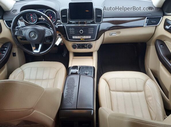 4JGDF6EE6HA945558 2017 MERCEDES-BENZ GLS White Առջևի վահանակի տեսք