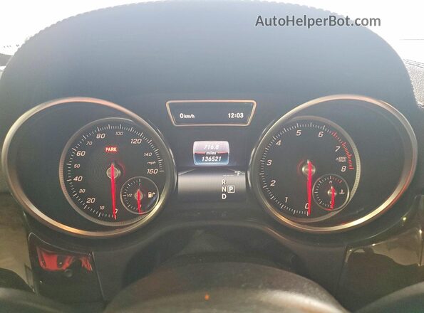 4JGDF6EE7HA842049 2017 MERCEDES-BENZ GLS Черный Вид щитка приборов