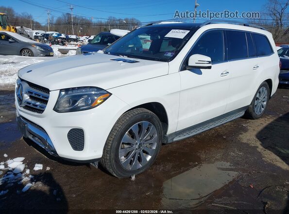 4JGDF6EE7KB211030 2019 MERCEDES-BENZ GLS 450 White Przód lewy