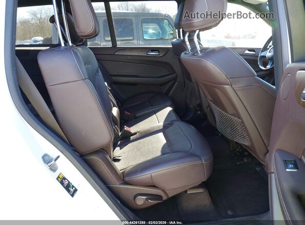 4JGDF6EE7KB211030 2019 MERCEDES-BENZ GLS 450 White Widok naklejki z numerem VIN