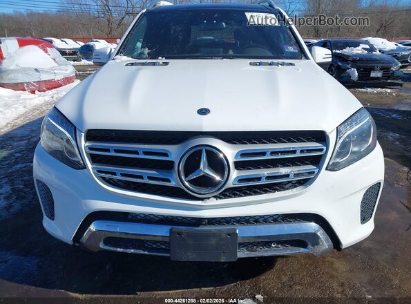 4JGDF6EE7KB211030 2019 MERCEDES-BENZ GLS 450 White Widok zestawu wskaźników