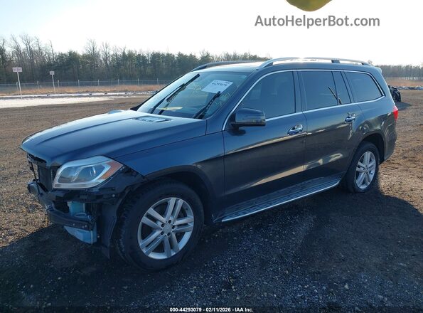4JGDF6EE8GA624507 2016 MERCEDES-BENZ GL 450 Blue Առջևի ձախ երեք քառորդ տեսարան