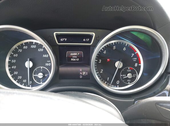 4JGDF6EE9GA638030 2016 MERCEDES-BENZ GL 450 Silver Widok tylnych siedzeń