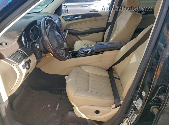 4JGDF6EE9HA802572 2017 MERCEDES-BENZ GLS Black Вид салону спереду