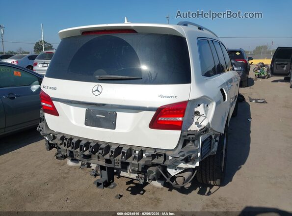 4JGDF6EE9HA962063 2017 MERCEDES-BENZ GLS 450 White Trasero derecho