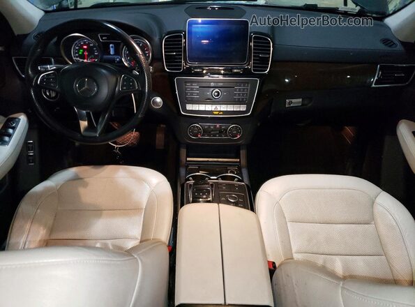 4JGDF6EEXHA854860 2017 MERCEDES-BENZ GLS Blue Առջևի վահանակի տեսք