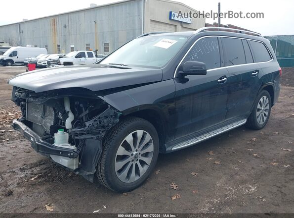 4JGDF6EEXJB025335 2018 MERCEDES-BENZ GLS 450 Black წინა მარცხენა ხედი სამი მეოთხედიდან