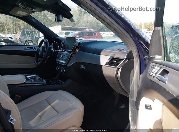 4JGDF6EEXJB107985 2018 MERCEDES-BENZ GLS 450 Dark Blue 