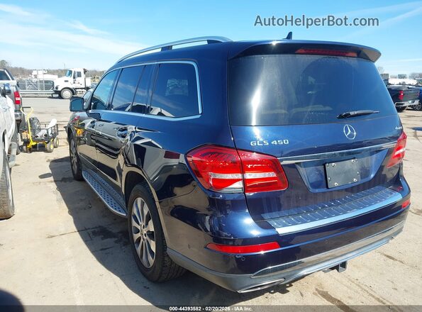 4JGDF6EEXJB176496 2018 MERCEDES-BENZ GLS 450 Dark Blue უკანა მარცხენა