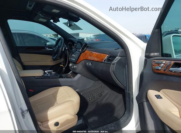 4JGDF6EEXKB234026 2019 MERCEDES-BENZ GLS 450 White Widok wnętrza z przodu