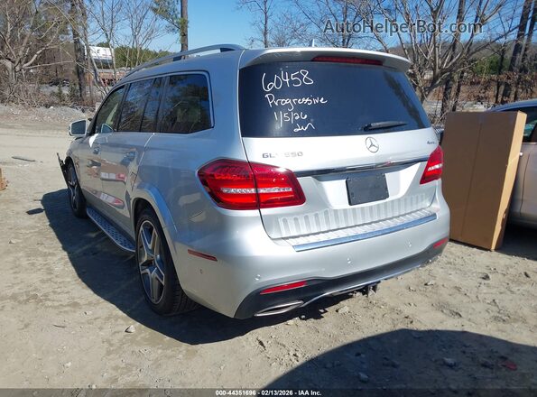 4JGDF7DE0KB202628 2019 MERCEDES-BENZ GLS 550 Silver Rear left