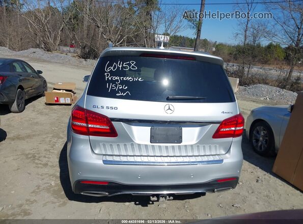 4JGDF7DE0KB202628 2019 MERCEDES-BENZ GLS 550 Silver 