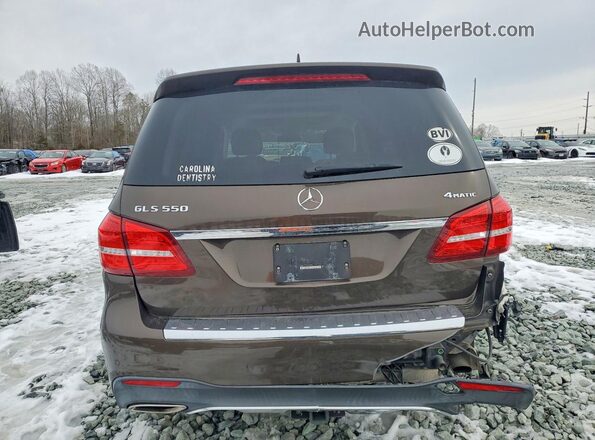 4JGDF7DE2JB034540 2018 MERCEDES-BENZ GLS Brown Vista trasera