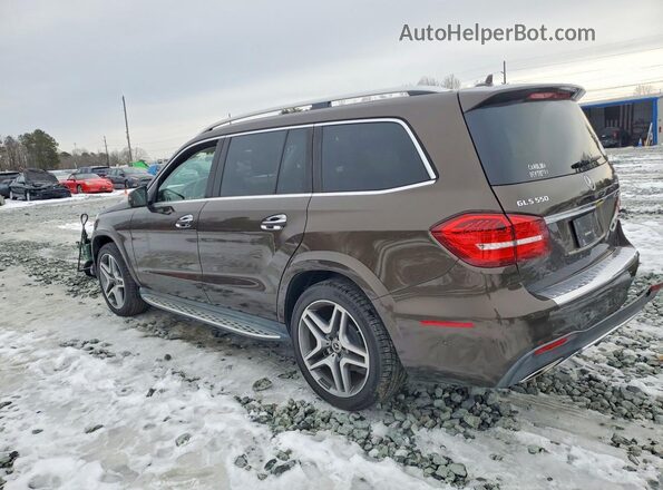 4JGDF7DE2JB034540 2018 MERCEDES-BENZ GLS Brown Trasero izquierdo