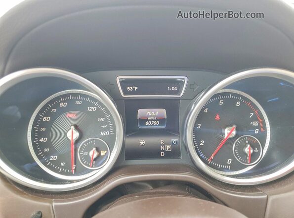 4JGDF7DE2JB034540 2018 MERCEDES-BENZ GLS Brown Vista del cuadro de instrumentos