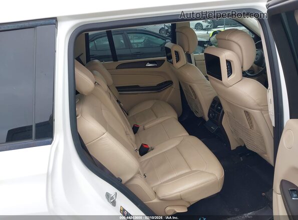 4JGDF7DE6HA833401 2017 MERCEDES-BENZ GLS 550 White Vista de la etiqueta del VIN