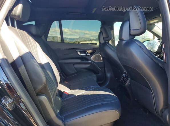 4JGDM2DB0PA028927 2023 MERCEDES-BENZ EQS Black Rear interior view
