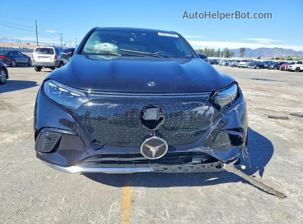 4JGDM2DB0PA028927 2023 MERCEDES-BENZ EQS Black Front view
