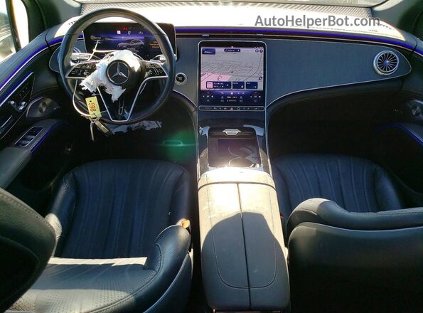 4JGDM2DB0PA029592 2023 MERCEDES-BENZ EQS Gray Вид панелі приладів