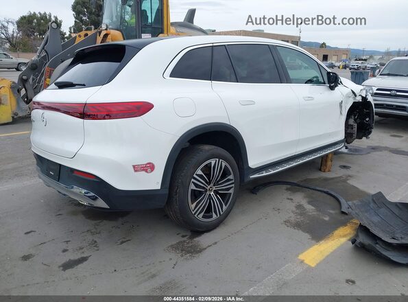 4JGDM2DB6RA034900 2024 MERCEDES-BENZ EQS 450 SUV White Rear right