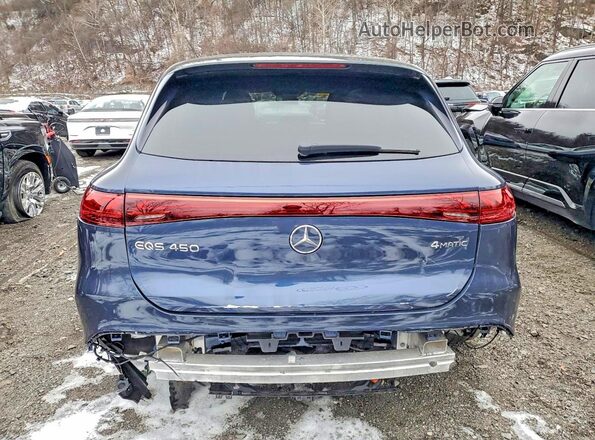 4JGDM2EB1PA029678 2023 MERCEDES-BENZ EQS Blue Rear view