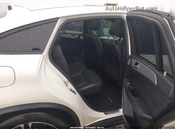 4JGED6EB0HA075791 2017 MERCEDES-BENZ AMG GLE 43 COUPE White Vista de la etiqueta del VIN