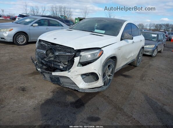 4JGED6EB7JA094909 2018 MERCEDES-BENZ AMG GLE 43 COUPE Белый Передняя левая четверть