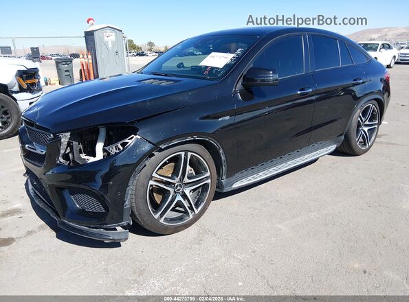 4JGED6EB7KA138098 2019 MERCEDES-BENZ AMG GLE 43 COUPE Black წინა მარცხენა ხედი სამი მეოთხედიდან