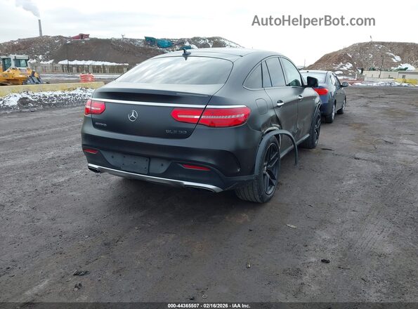 4JGED6EB8GA026143 2016 MERCEDES-BENZ GLE 450 AMG COUPE Black Trasero derecho