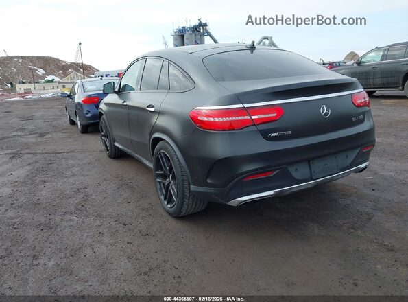 4JGED6EB8GA026143 2016 MERCEDES-BENZ GLE 450 AMG COUPE Black Trasero izquierdo