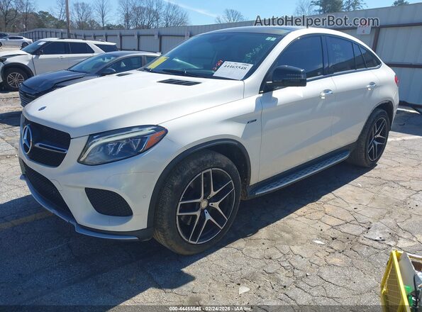 4JGED6EB8GA048756 2016 MERCEDES-BENZ GLE 450 AMG COUPE White Vista tres cuartos delantera izquierda