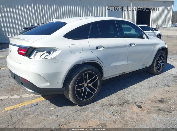 4JGED6EB8GA048756 2016 MERCEDES-BENZ GLE 450 AMG COUPE White Trasero derecho