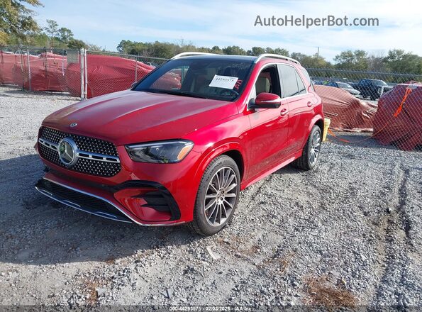 4JGFB4EB7SB379555 2025 MERCEDES-BENZ GLE 350 Красный Передняя левая четверть