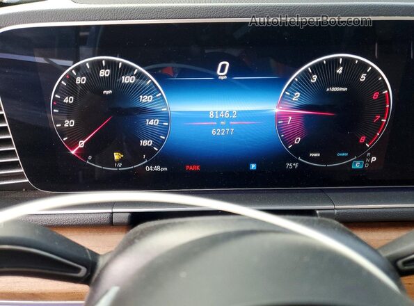 4JGFB4FB3RB133143 2024 MERCEDES-BENZ GLE Blue ხელსაწყოთა პანელის ხედი