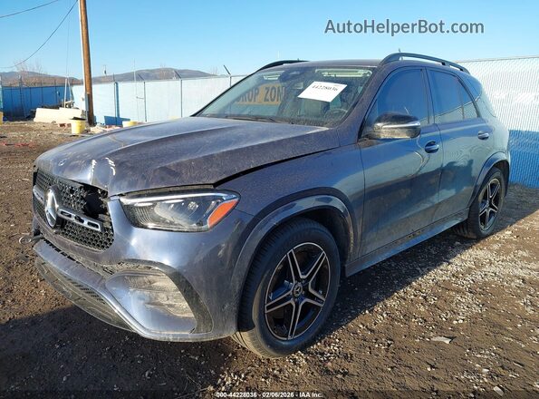 4JGFB4FB4SB307498 2025 MERCEDES-BENZ GLE 350 Blue Առջևի ձախ երեք քառորդ տեսարան