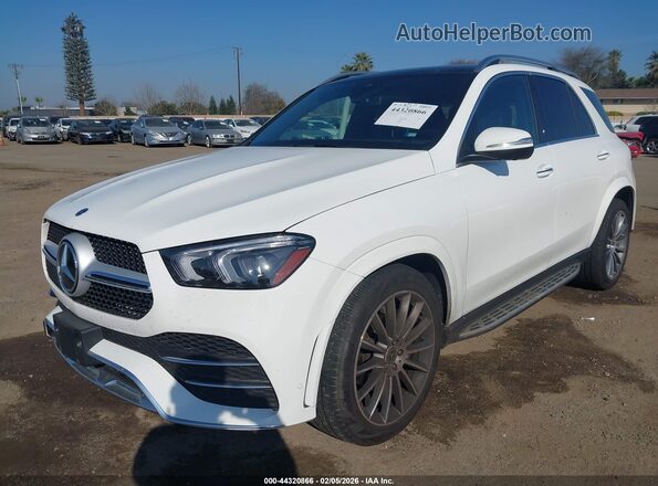 4JGFB4JB5MA369458 2021 MERCEDES-BENZ GLE 350 Белый Передняя левая четверть