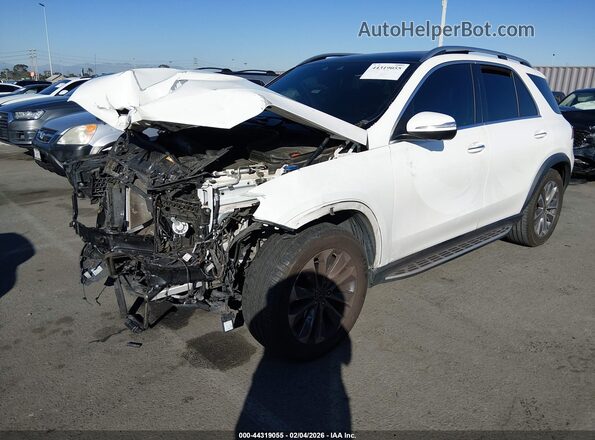 4JGFB4JB5MA519262 2021 MERCEDES-BENZ GLE 350 White Передня ліва чверть