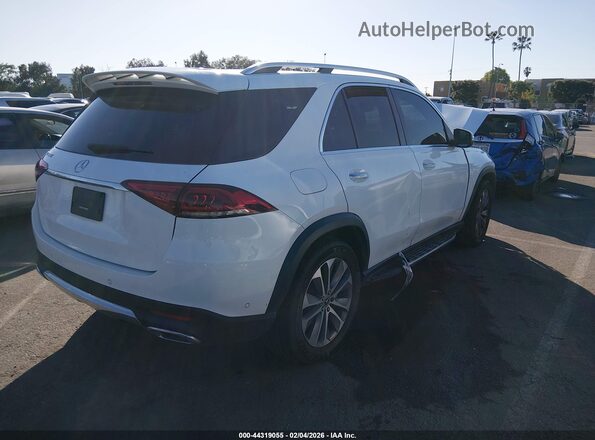 4JGFB4JB5MA519262 2021 MERCEDES-BENZ GLE 350 White Задня права чверть