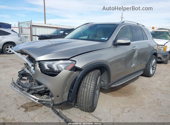 4JGFB4JB5NA686318 2022 MERCEDES-BENZ GLE 350 Champagne Передняя левая четверть