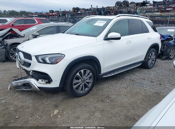 4JGFB4JB6LA237243 2020 MERCEDES-BENZ GLE 350 White Առջևի ձախ երեք քառորդ տեսարան