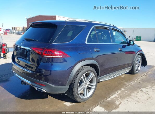 4JGFB4JB7NA583384 2022 MERCEDES-BENZ GLE 350 Dark Blue Задняя правая четверть