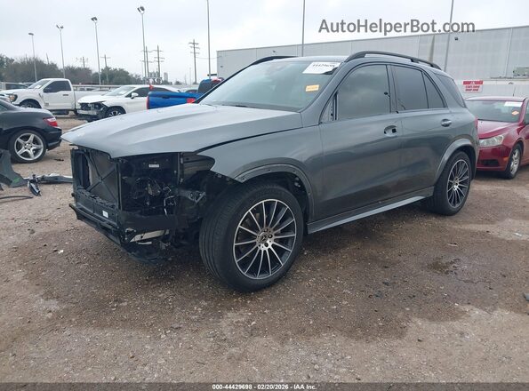 4JGFB4JB9MA484208 2021 MERCEDES-BENZ GLE 350 Gray Передня ліва чверть
